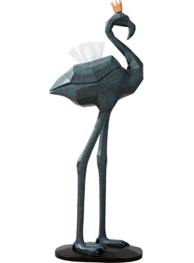 火烈鸟创意纸巾架卫生间落地摆件