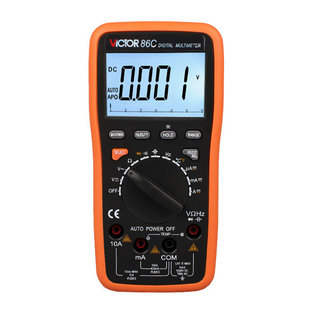 胜利VC86E万用表数字高精度数显万用表VC86B自动智能万能表VC86D