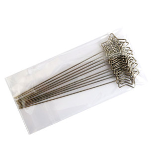 50支/装厂家现货直销创意桌面摆插件时尚金属DIY手工鲜花便签夹