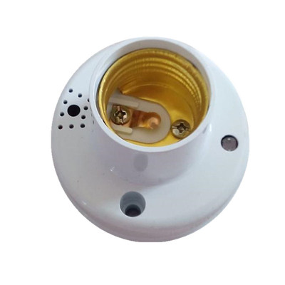 纯楼道e27白天不亮晚上220灯座