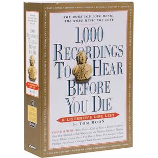 现货 死前要听的1000个曲目 英文原版 1,000 Recordings to Hear Before You Die:A Listener's Life List 一生要听的1000首歌曲