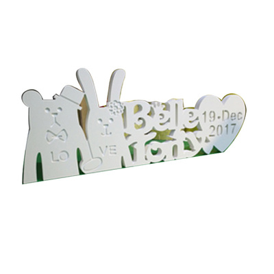 立体摆件拍照道具日期牌定制