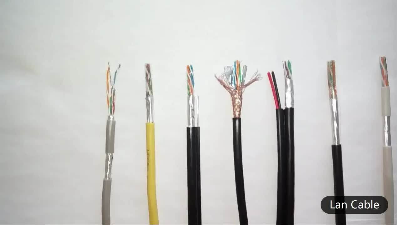 Networking Cable Cat5e+2c Utp Lan Cable With Power Cable For Computer