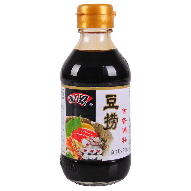 豆捞唐人基火锅寿司刺身酱油调味