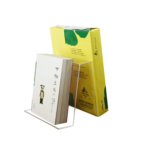 双面书架A5\A4透明亚克力展示架 书托 书立书城书档 书馆摆台架