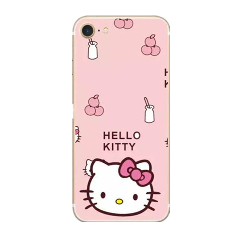 适用于苹果5s/SE女生款kt猫前后防爆手机保护膜彩膜5凯蒂猫钢化膜