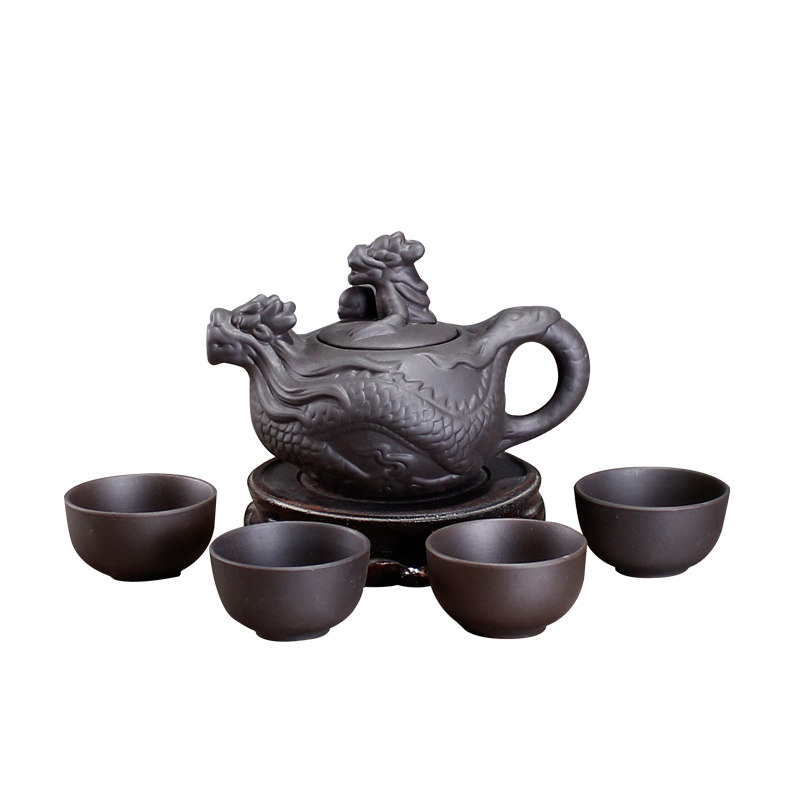 朱泥纯全手工原矿西施壶功夫茶具