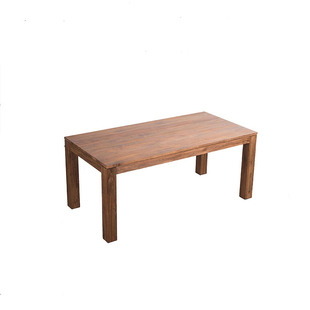 MountainLiving进口柚木家具纯实木餐桌长桌子家庭家用中古风复古