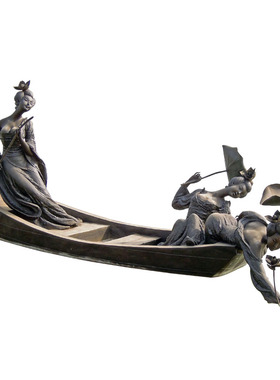 人物摆放户外玻璃钢雕塑园林景观