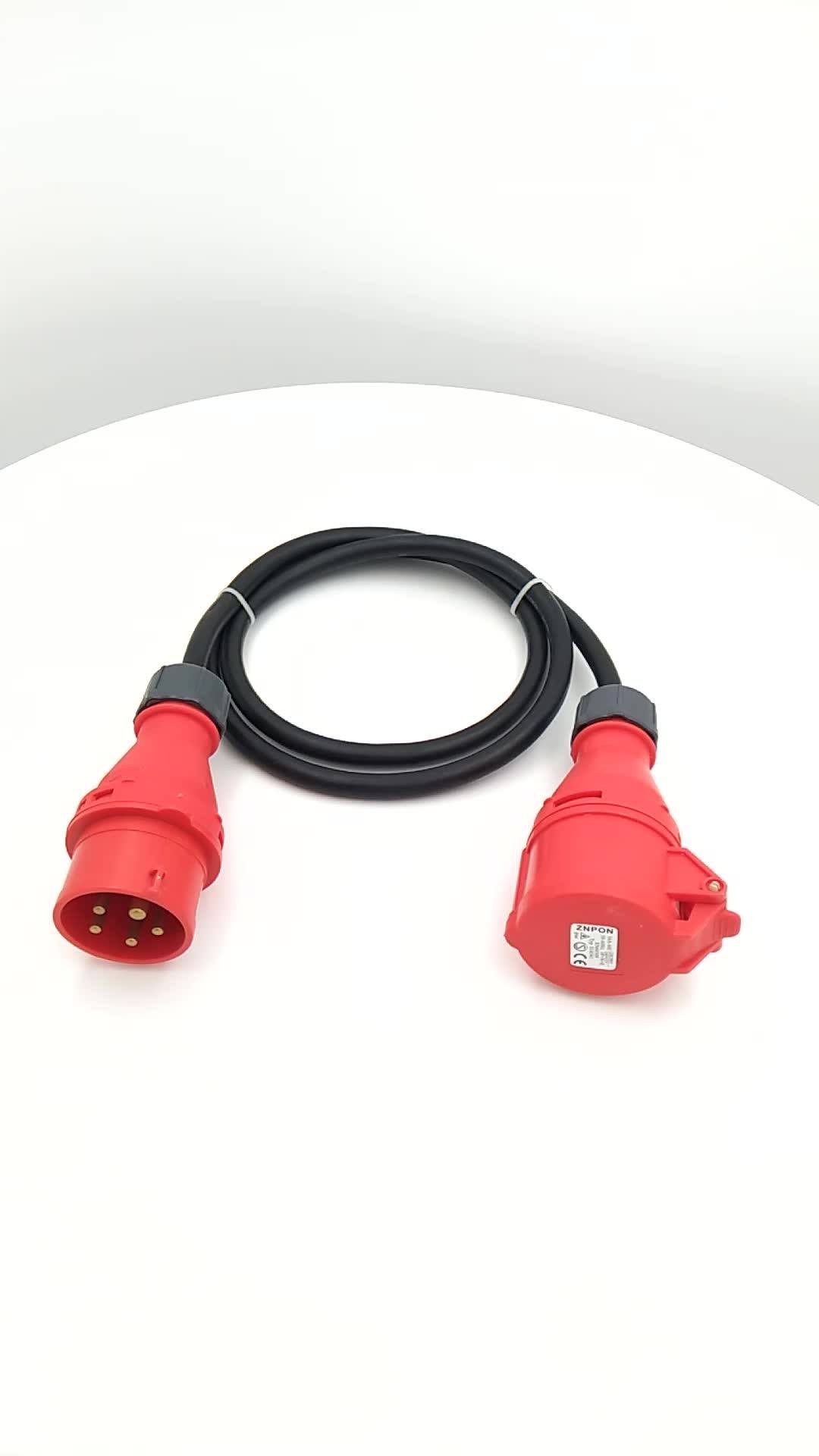 Znpon 16a 380v 3p+e Industrial Power Extension Cord Y05 Buy Extension