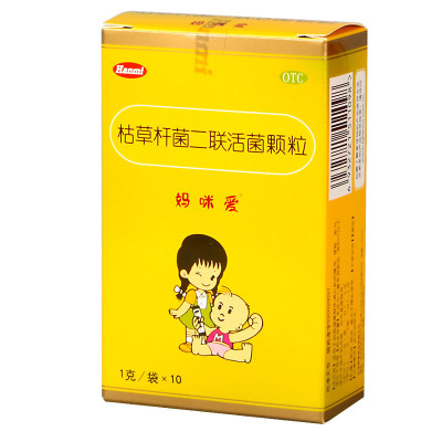 【妈咪爱】枯草杆菌二联活菌颗粒1g*10袋/盒