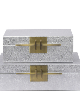 新中式风金属别墅衣帽间软装饰品