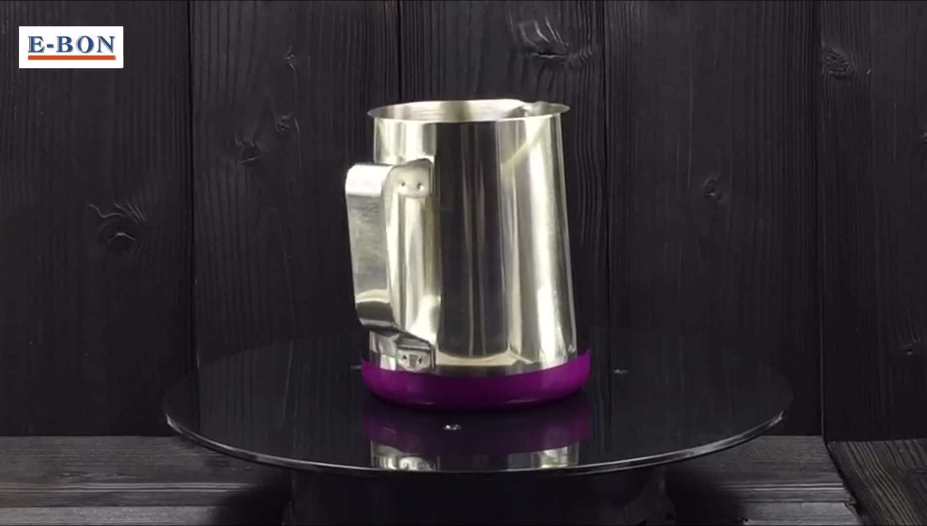 Custom Metal Stainless Steel Milk Bag Steaming Creamer Pitcher Frothing