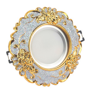 欧式奢华筒灯天花灯7.5公分客厅电视背景墙嵌入式可调角度射孔灯