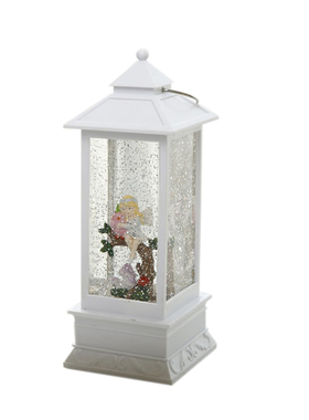 夜灯雪花摆件水晶球周幼琳同款