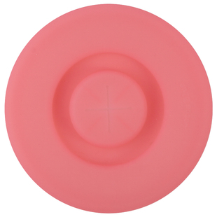 蓝莲花杯盖硅胶食用级带吸管孔玻璃水杯配件马克杯杯盖密封防尘