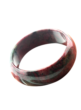 巴西阜新风缠丝冰种加宽加厚手镯