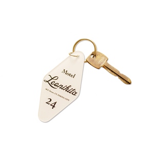 Leonikita美式复古旅店亚克力钥匙牌包包挂饰Motel keychain