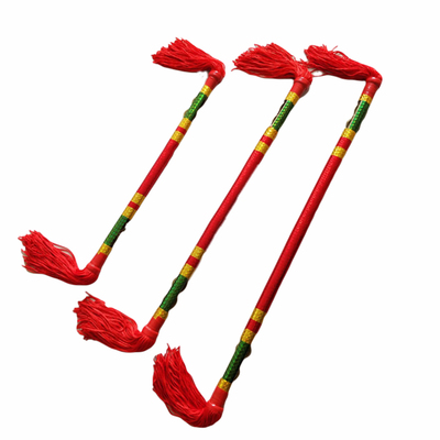 金钱杆花棍莲湘棒钱棍舞九子鞭儿童连响棒霸王鞭铜钱杆幼儿课道具