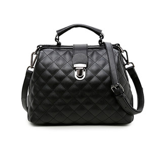 2025新款菱格医生包时尚女士手提包韩版单肩包百搭斜挎包女包包潮