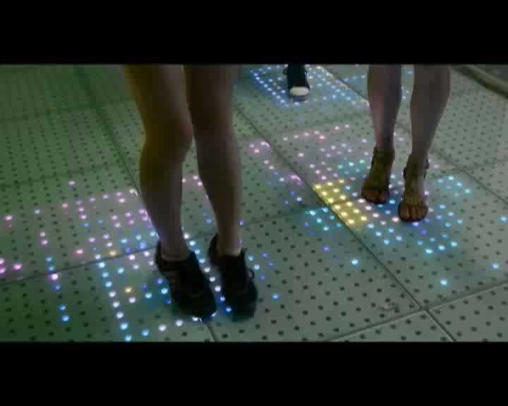 Super Slim Led Lighting 50x50cm Led Interactive Dance Floor Touch Sensor Sensitive Led Dance