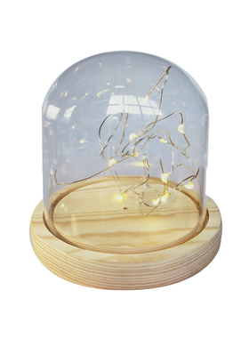 适用于拼搭玻璃罩包邮装饰摆件