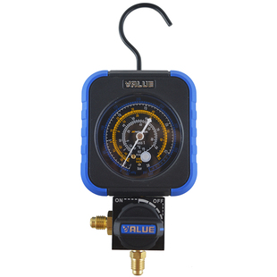 飞越加氟表R22R134a R410高压表低压表空调加液单表阀雪种表