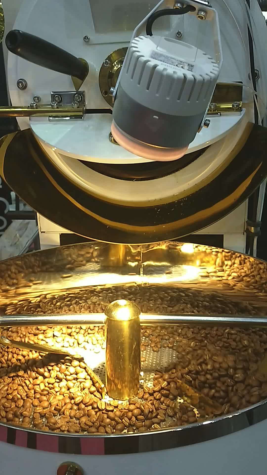 Double Layer Cast Iron Drum Coffee Roasters And Grinders 3kg Roasters