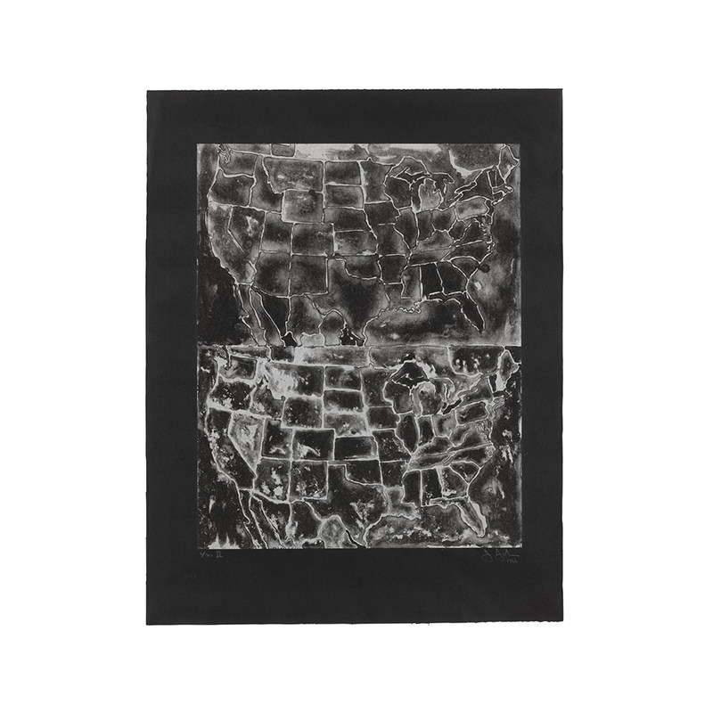 【新品】巷见  现代客厅抽象装饰画北欧卧室双联油画-唱片与地图