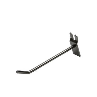 卡槽挂钩铝槽板专用钩上墙背板货架饰品展示柜收纳展示挂钩黑白色