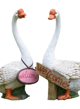 户外别墅庭院花盆园林仿真动物