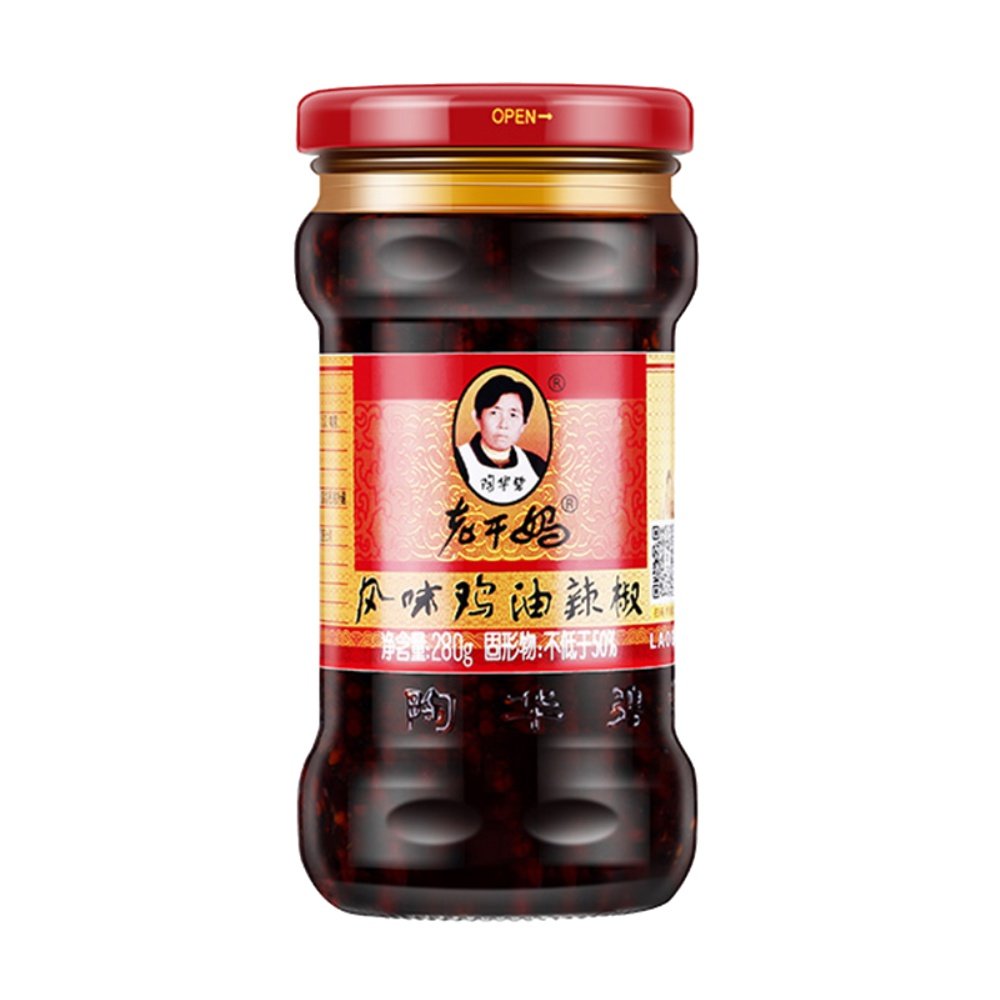 贵州老干妈风味辣子鸡油辣椒280g瓶辣椒酱下饭菜拌饭面豆豉油合集