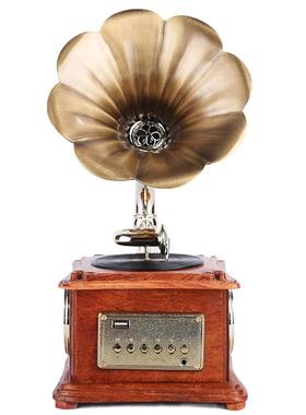 留声机实木老实欧式蓝牙音响