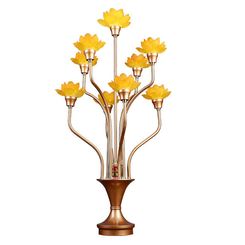 寺院大型莲花灯七品落地十三品