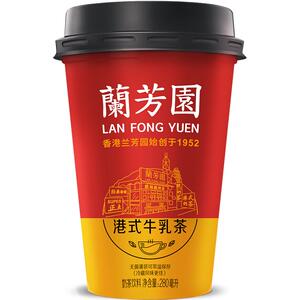 丝袜奶茶的创始者，兰芳园 正宗港式牛乳茶 280ml*6杯 赠0蔗糖港式冻柠茶250ml*2盒