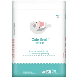 小萌希奥纤薄云柔升级版婴儿纸尿裤XXL码尿不湿超薄透气干爽38片