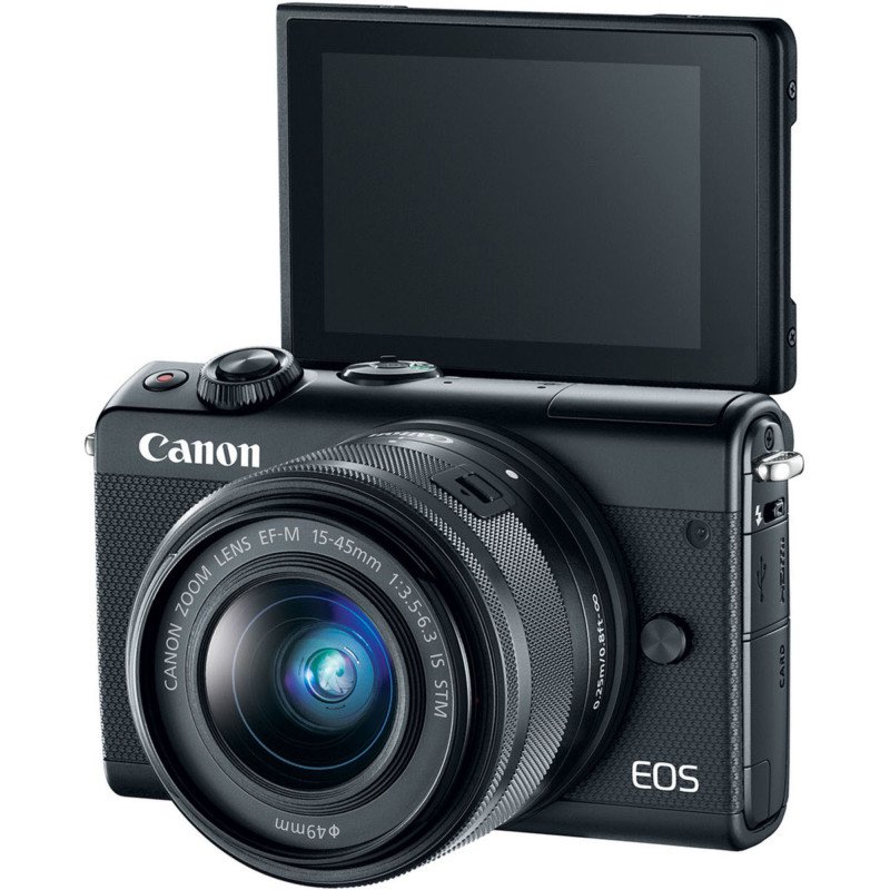 佳能EOS M200 M50二代套机15-45 级EOS M50二代白色微单国行相机