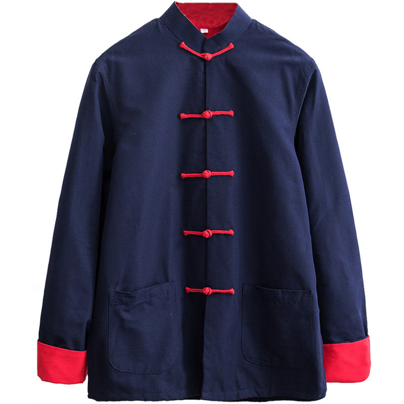 古风唐装长袖中式居士服茶服