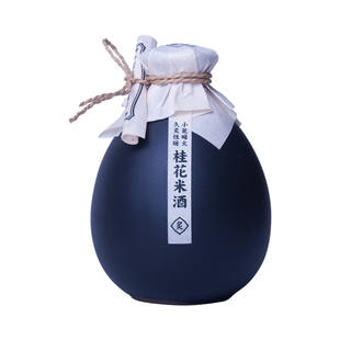 山村风物桂花米酒500ml 福建客家米酒米酿 手工桂花酒桂花酿甜酒
