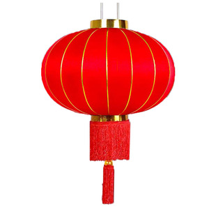 绸布大红灯笼春节新年节日装饰阳台大门挂饰结婚喜庆户外防水防晒