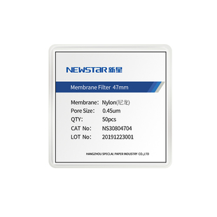新星尼龙NyLon滤膜微孔滤膜水系有机溶剂过滤膜47/50/60mm,0.22/0.45um过滤圆片膜卷膜可定制尺寸规格
