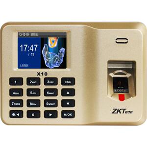 ZKTeco/熵基科技x10指纹考勤机指纹式打卡机上班签到机指纹机员工手指识别上班打卡器公司工厂打卡器