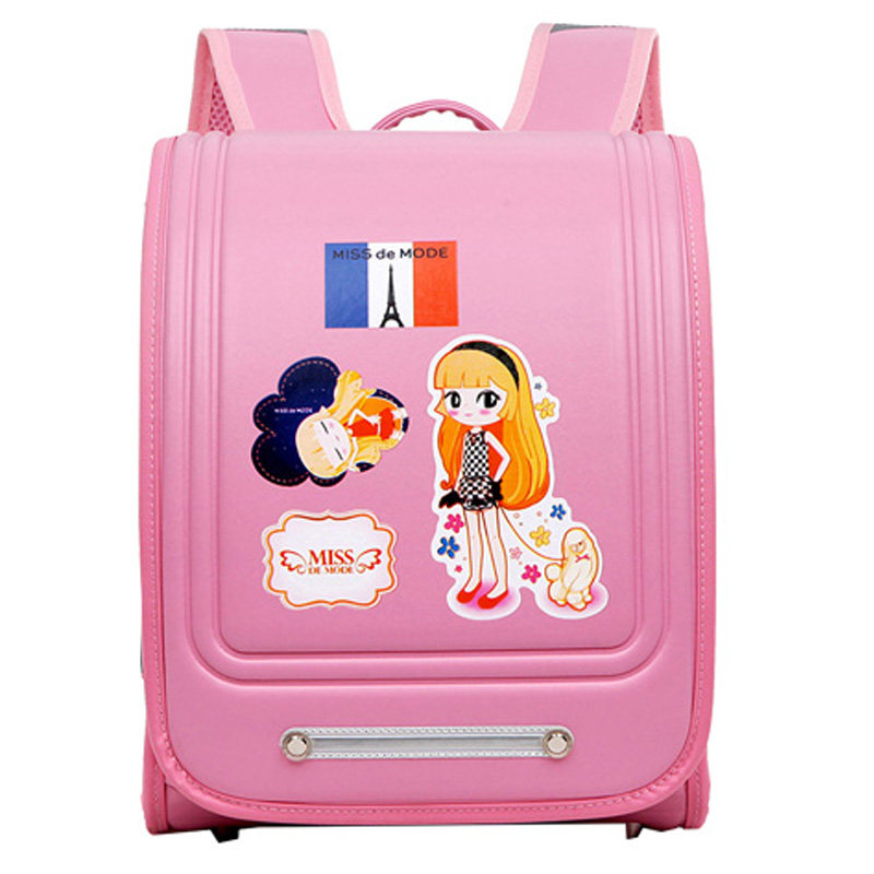 日本小学生书包女童1-3年级减负防水两用可拆卸爬楼三轮儿童拉杆