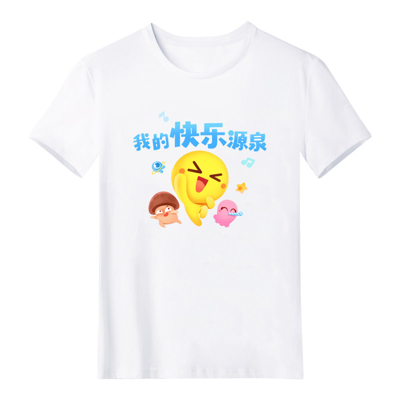最右短袖T恤男女宽松圆领个性LOGO定制DIY文字表情包衣服学生班服