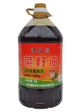 26年菜籽油5l四川旺蜂源