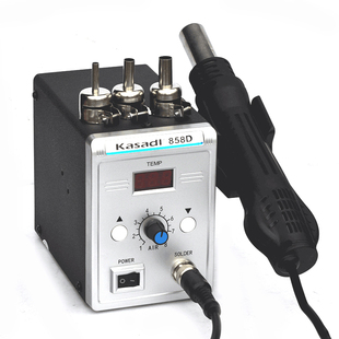 数显调温拆焊台柔和旋转风热风枪焊台手机维修工具风枪嘴恒温烤枪