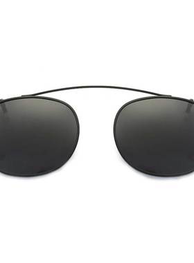 余文乐同款眼镜框男架配开车偏光太阳镜墨镜挂片夹片近视镜架女潮