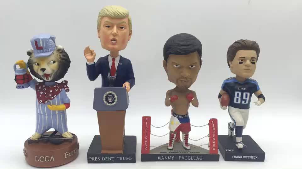 Wholesale Polyresin Customized Resin Nba Bobble Head Doll Statue,Kevin