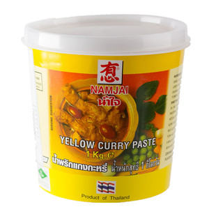 泰国黄咖喱酱进口原装1KG 有心牌泰式咖喱餐厅食材商用调料