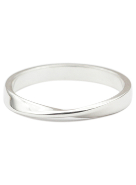 原创刻字莫比乌斯情侣日韩戒指